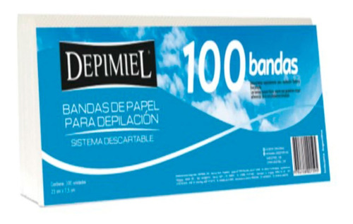 Bandas Depilatorias Sistema Descartable X 100 Unidades Depim