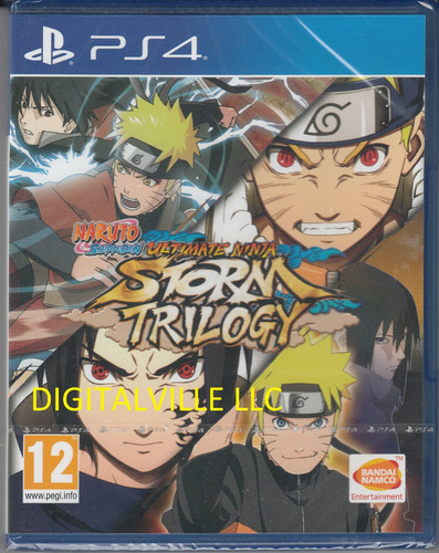 Set 3 En 1 Naruto Shippuden Ultimate Ninja Storm Ps4