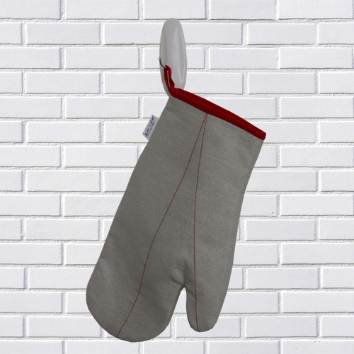 Luva Térmica Aluminizada Para Cozinha Cano Longo Com Alça