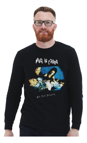 Polera Ml Alice In Chains We Die Young Rock Impresión Direct