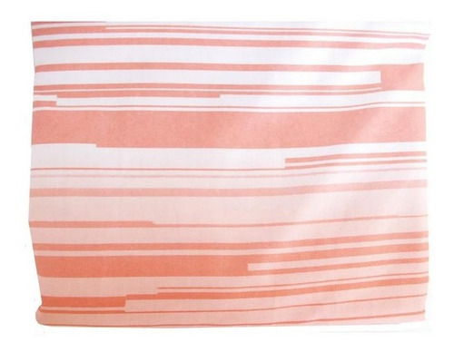 Cortina Baño Ganchoscrystalbath 180x180cm Rosado Y Blanco