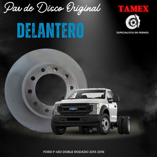 Par De Disco Original Delantero F-450 4wd Doble Rodado 2017