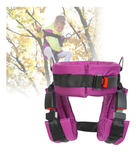 M Equipo De Iones De Arnés De Trampolín Bungee De Púrpura S