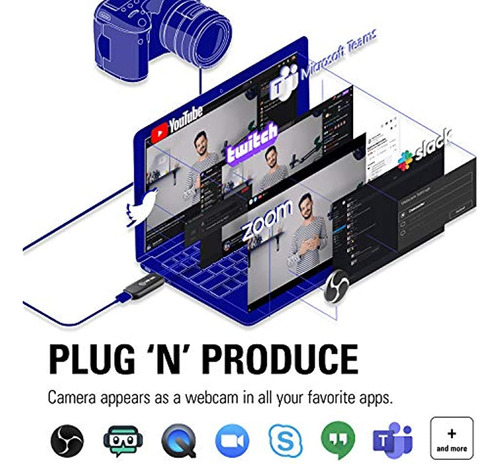 Elgato Cam Link 4k: Transmita En Vivo, Grabe A Través De Dsl