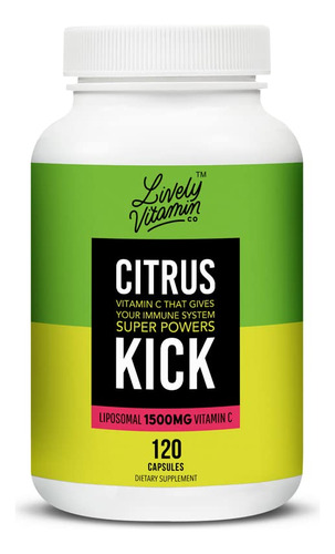 Lively Vitamin Co. Citrus Kick - Vitamina C Liposomal - Leci