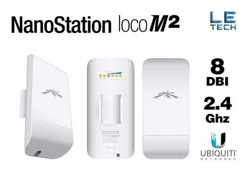Ubiquiti Nanostation Loco M2 2.4ghz Antena Router Wifi Cpe