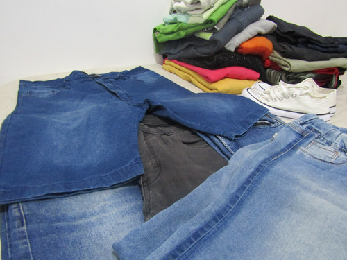 Lote Ropa Otoño/inv. Exc. Estado Ideal Feria Americana Leer Azul (Usado)
