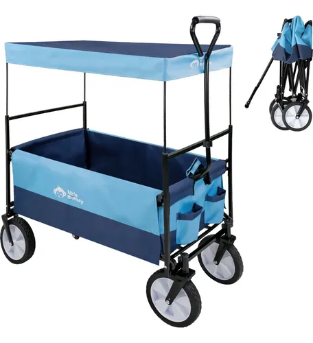 Carro Plegable Carrito De Carga Con Ruedas Multiusos Para Jardin Playa  Compras 