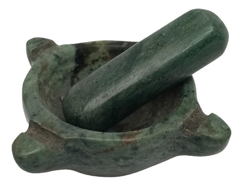 Batan Mortero Piedra Jade Tallado A Mano Arte Para Moler 5cm