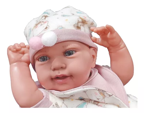 Boneca Anny Doll Baby Reborn Menina Cotiplás - Fátima Criança