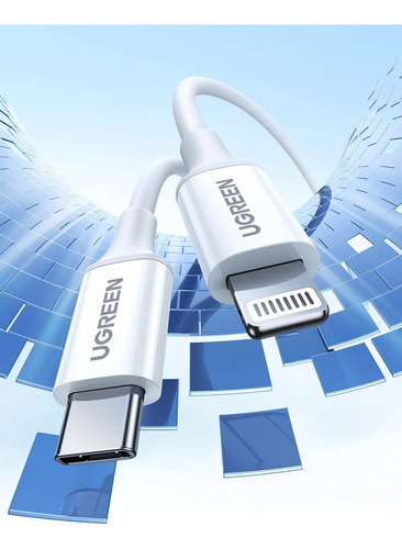 Ugreen Cable Usb C Lightning Para iPhone Certificada 1 Metro