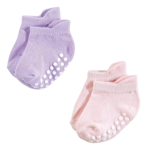 Hudson Baby Unisex-bebé Antideslizante No-show Calcetines...