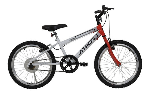 Imagem 1 de 2 de Bicicleta  de passeio infantil Athor Bikes Evolution aro 20 Único 1v freios v-brakes cor vermelho com descanso lateral
