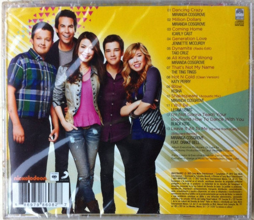 Miranda Cosgrove. I Carly 2. Cd Soundtrack Original, Nuevo