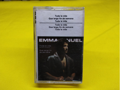 Cassette Emmanuel Toda La Vida Original 