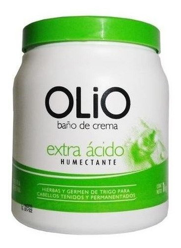 Baño De Crema Extra Acido Cabellos Teñidos Olio X 1kg