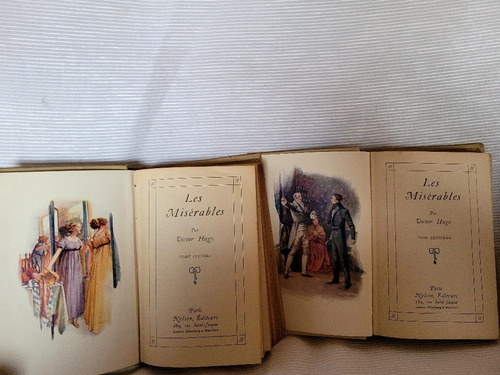Les Miserables Victor Hugo 4 Tomos Nelson En Frances
