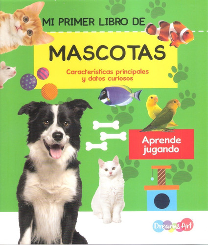 Mi Primer Libro Mascotas Niños Infantil Educativo