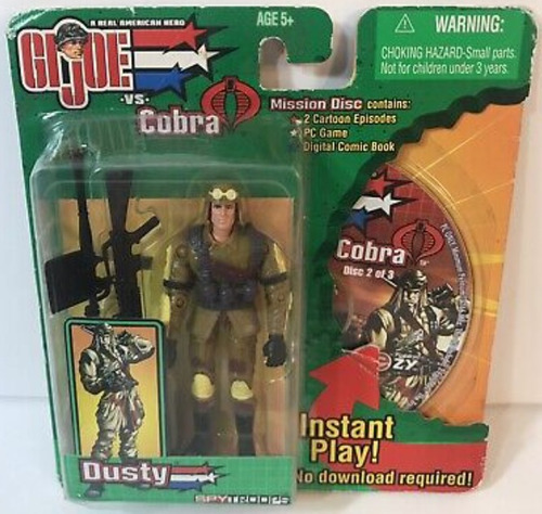 Dusty, Figura De Colección Gijoe Vs Cobra, De Hasbro 2003