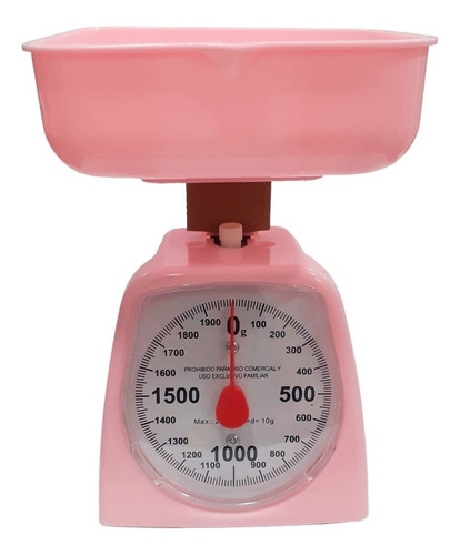 Imagen 3 de 7 de Balanza De Cocina Analogica Carol Linea Soft Alimentos 2 Kg