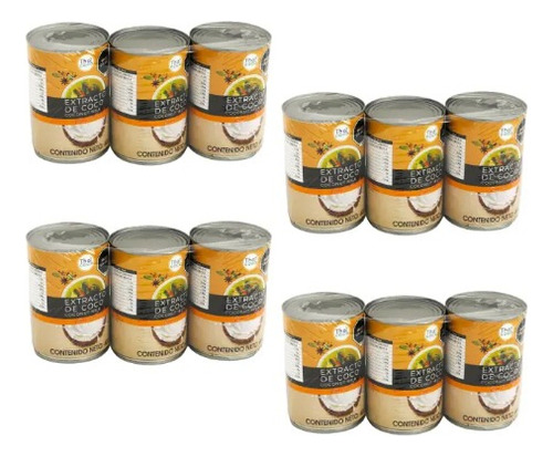 Extracto De Coco Thai Coco 400 Ml - 12 Latas