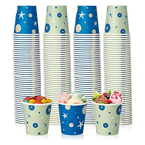 600pack 3oz Disposable Paper Cups, Colorful Paper Bathr...