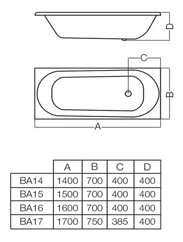 Segunda imagen para búsqueda de banera con patas