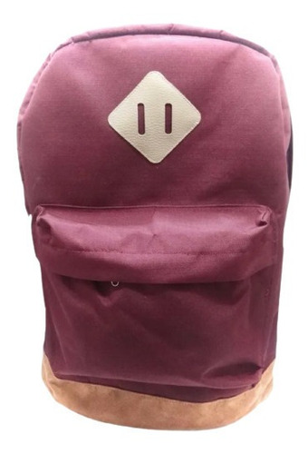 Bolso Morral Universitario Colegial Estilo Jansrt Vinotinto