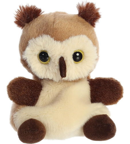 Peluche Aurora Palm Pals, Diseño Buho Barnie, De 10 Cm