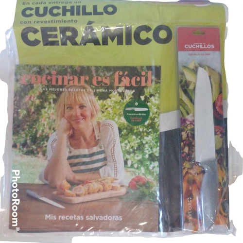 Fascículo Jimena Monteverde + Cuchillo De Chef. Nuevo.