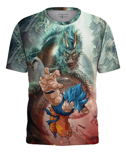 Polo Goku Super Dragon Ball Super Sublimado Full Print