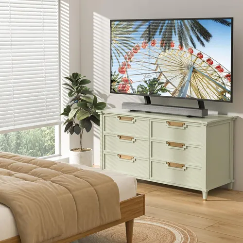 Rfiver Universal Table Top Tv Stand Base Tv Legs With Hei...