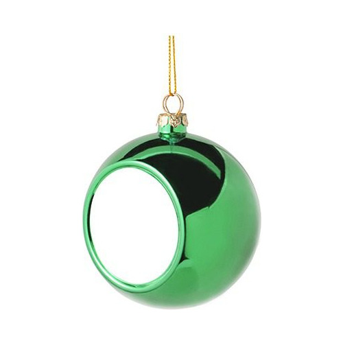 Esferas Navideñas Verde Para Sublimar 8cm