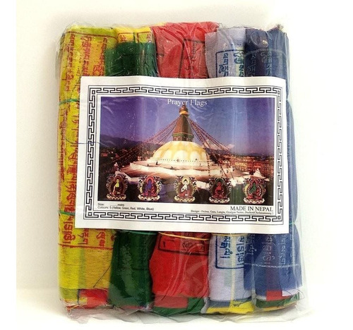 Imagen 1 de 2 de Banderas Tibetanas 14x14 (pack)