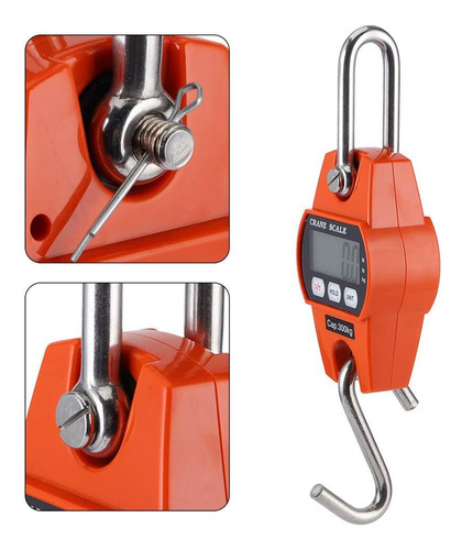 Chiciris Báscula Digital Naranja, Báscula Para Equipaje De