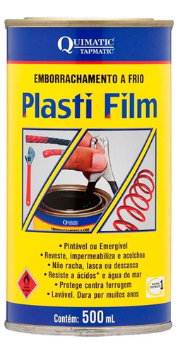 Plasti Film Emborrachamento A Frio (preto) 500 Ml Quimatic T