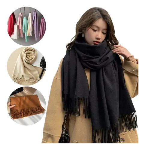 Cachecol Lenço Echarpe Pashmina Xale Feminino Várias Cores