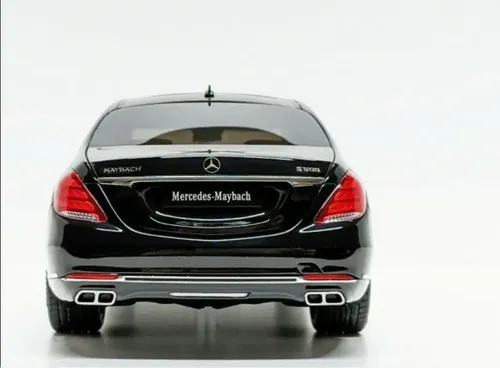 Mercedes-maybach S600 S-klasse Black Autoart Miniatura 1/18