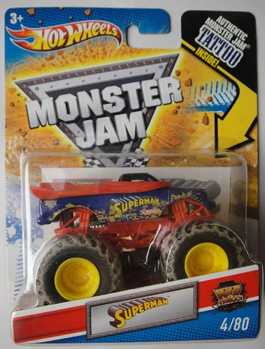 Hot Wheels  - Monster Jam - Superman - 1/64 - W4152