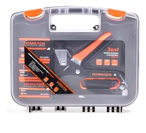 Comprar Engrapadora Clavadora Profesional PEPKIT mas MALETIN con 500 Grapas Estándar de 8mm 500 Grapas Tipo U de 12mm 500 Clavos de 10mm.