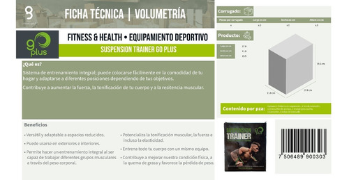 Imagen 10 de 10 de Suspension Trainer Go Plus