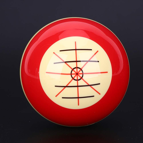 Bola De Billar De Práctica Roja Accesorio Entrenamiento