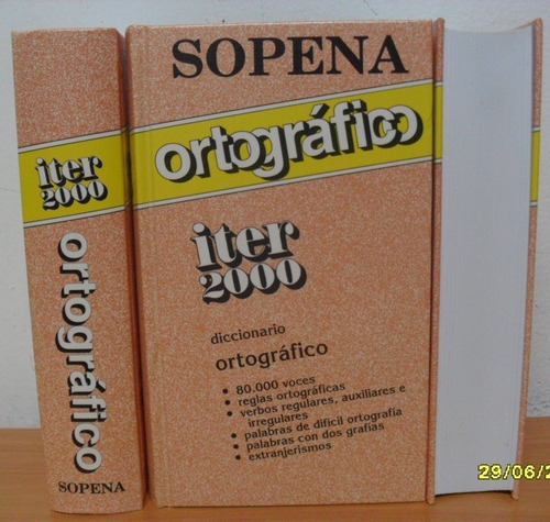 Diccionario Ortográfico Iter 2000 Sopena - Tapa Dura