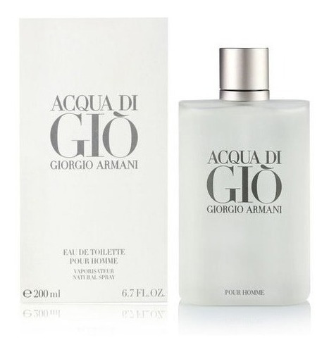 Perfume Original Acqua Di Gio Giorgio Armani 200ml Caballero