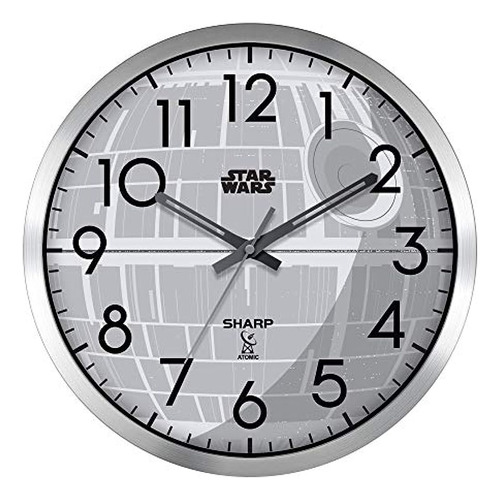 Sharp Star Wars Death Star Reloj De Pared Atómico - 12  Acab