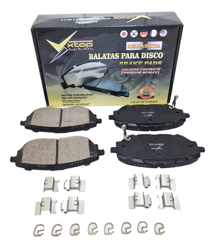 Balatas Delanteras Para Toyota C-hr 2.0lt 2018-2021 Xcd2065h