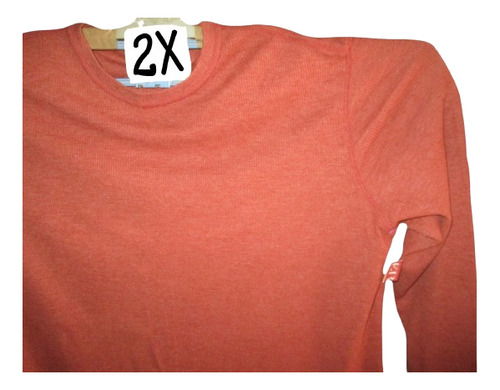 Camiseta Playera Chedron De Manga Larga Talla 2x Merona
