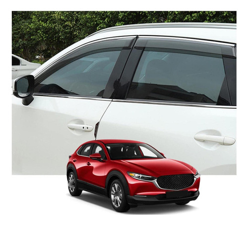 Gadeed Deflector Ventana Lateral Para Mazda Viento Automovil