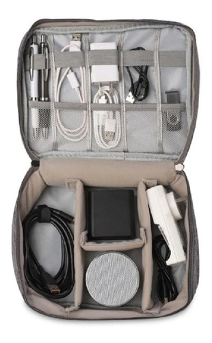 Organizador De Viaje Valija Electrónica Cable Gopro Cargador