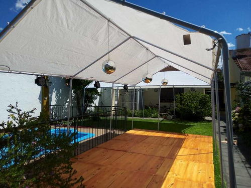Imagen 3 de 10 de Alquiler De Carpa Gazebos,3x6, Piso Dek, Pérgolas De Luces